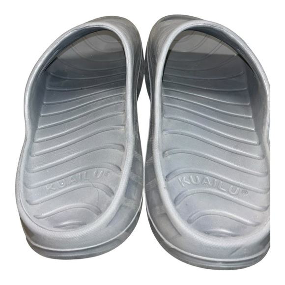 KuaiLu Men’s Recovery Sport Sandals – Orthotic Arch Support – Size 11 Gray - Picture 4 of 10